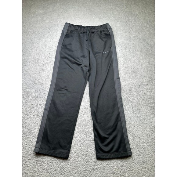 Nike Thermafit athletic pants size medium light gray dark gray - Picture 1 of 6